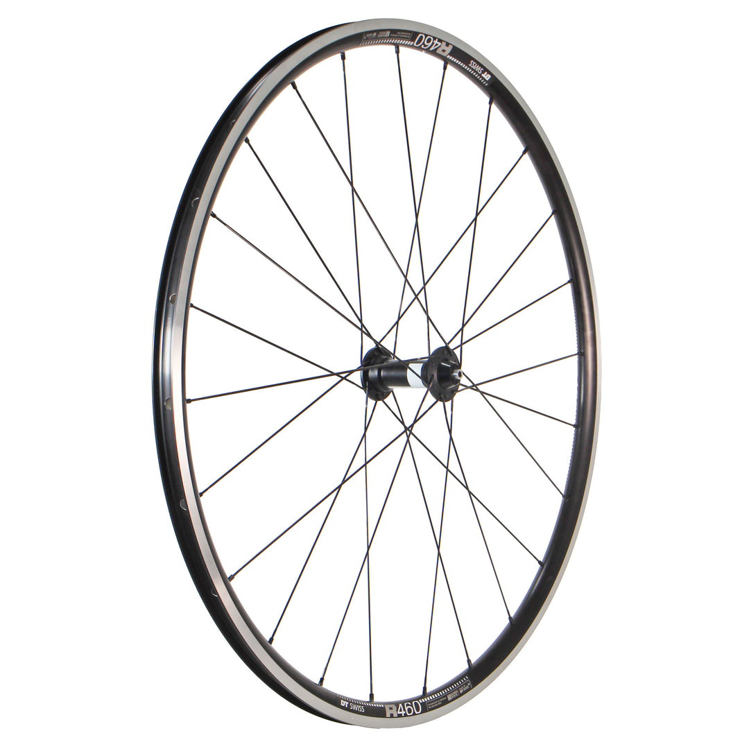 700c Wheels Wheel Factory Wheel Factory DT R460 700c DT 350 Front Wheel 9x100 QR Dark Slate Gray