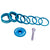 Headset Spacers Wheels Manufacturing Wheels Manufacturing Essential StackRight Headset Spacer Kit - Teal Lavender