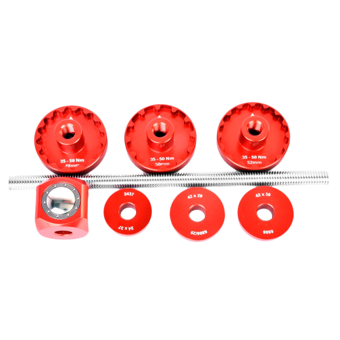 Bottom Bracket Tools Wheels Manufacturing Wheels Manufacturing Thin Flange Bottom Bracket Socket - Pro Kit Orange Red