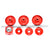 Bottom Bracket Tools Wheels Manufacturing Wheels Manufacturing Thin Flange Bottom Bracket Socket - Pro Kit Orange Red