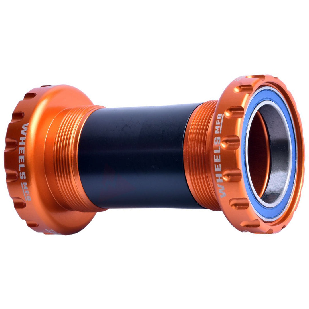 Bottom Brackets Wheels Manufacturing Wheels Manufacturing BSA Bottom Bracket - DUB Spindle ABEC 3 Orange Chocolate