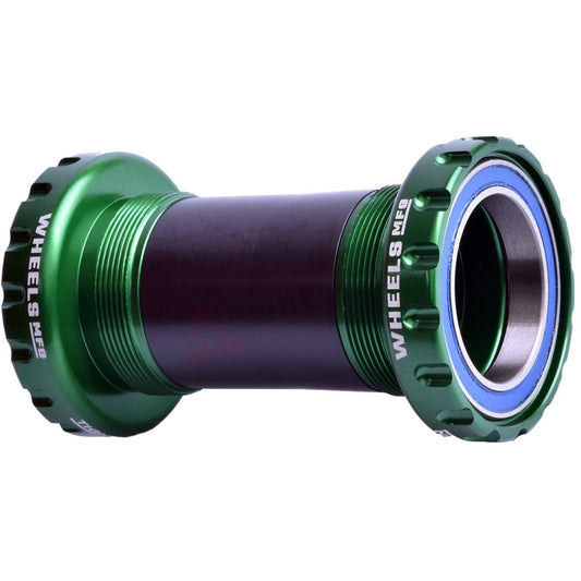Bottom Brackets Wheels Manufacturing Wheels Manufacturing BSA Bottom Bracket - DUB Spindle ABEC 3 Green Dark Slate Gray