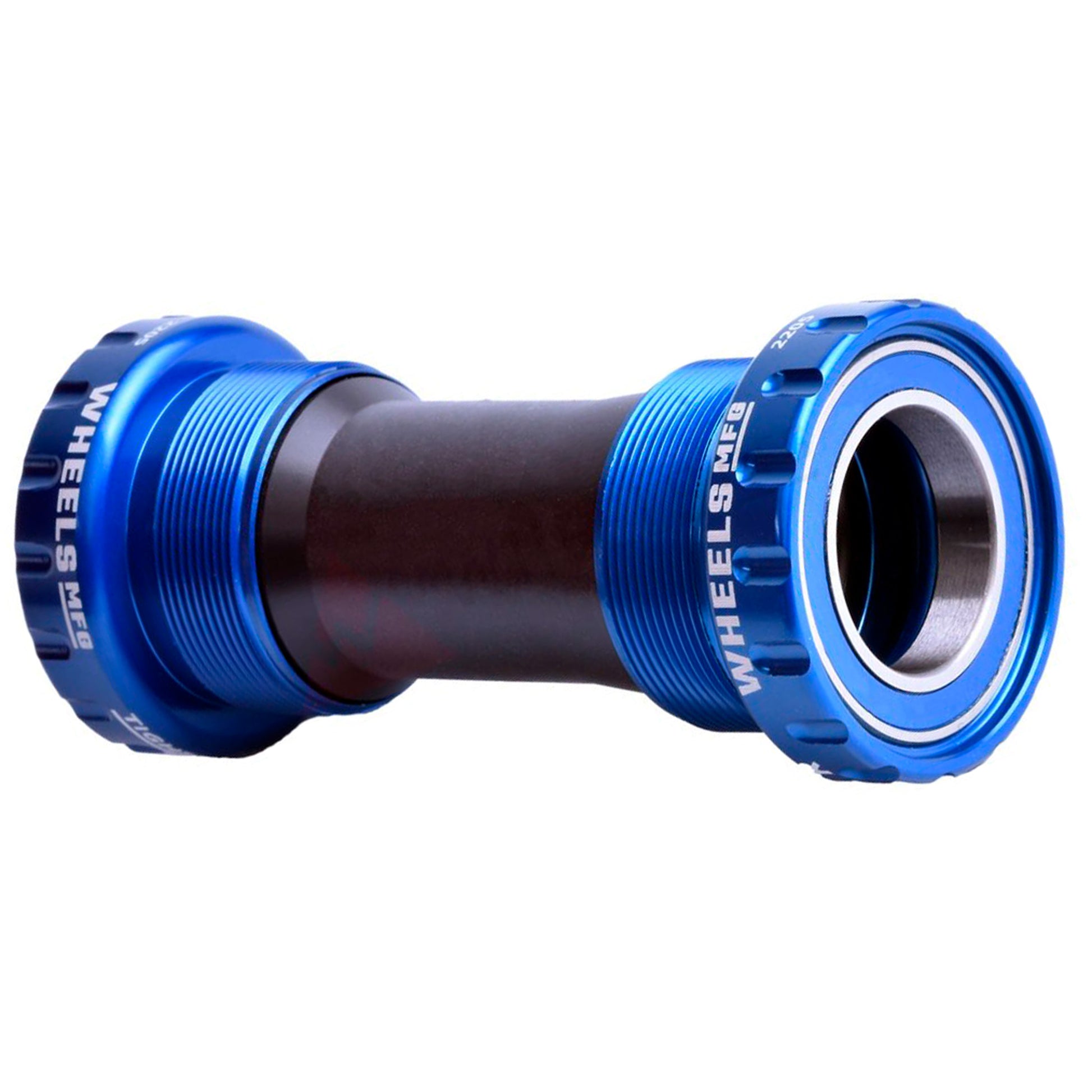Bottom Brackets Wheels Manufacturing Wheels Manufacturing BSA Bottom Bracket - Shimano Hollowtech II Spindle ABEC 3 Blue Midnight Blue