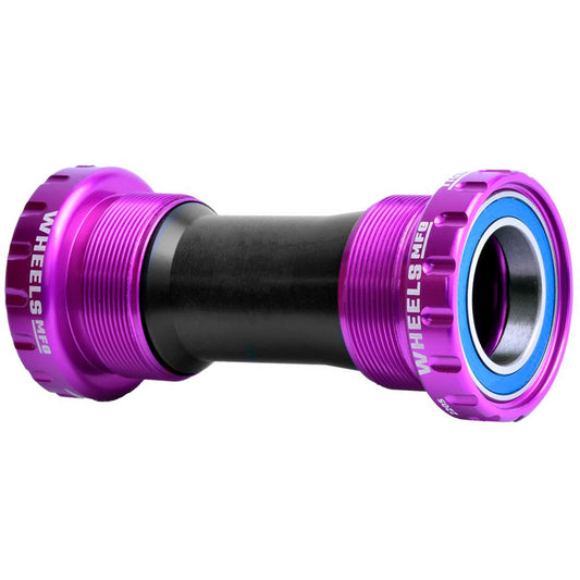 Bottom Brackets Wheels Manufacturing Wheels Manufacturing BSA Bottom Bracket - Shimano Hollowtech II Spindle ABEC 3 Purple Dark Slate Gray