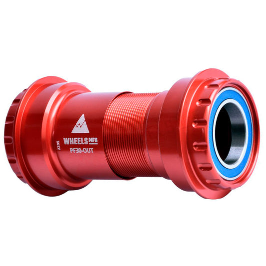 Bottom Brackets Wheels Manufacturing Wheels Mfg PF30 to Outboard BB 24mm Base Model Red Brown
