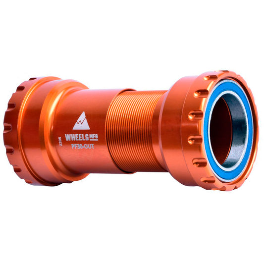 Bottom Brackets Wheels Manufacturing Wheels Mfg PF30 Threaded BB SRAM DUB Base Orange Sienna