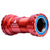 Bottom Brackets Wheels Manufacturing Wheels Manufacturing PF30 Outboard Bottom Bracket - For 30mm Spindle ABEC-3 Bearings PressFit Thread Together Red Maroon