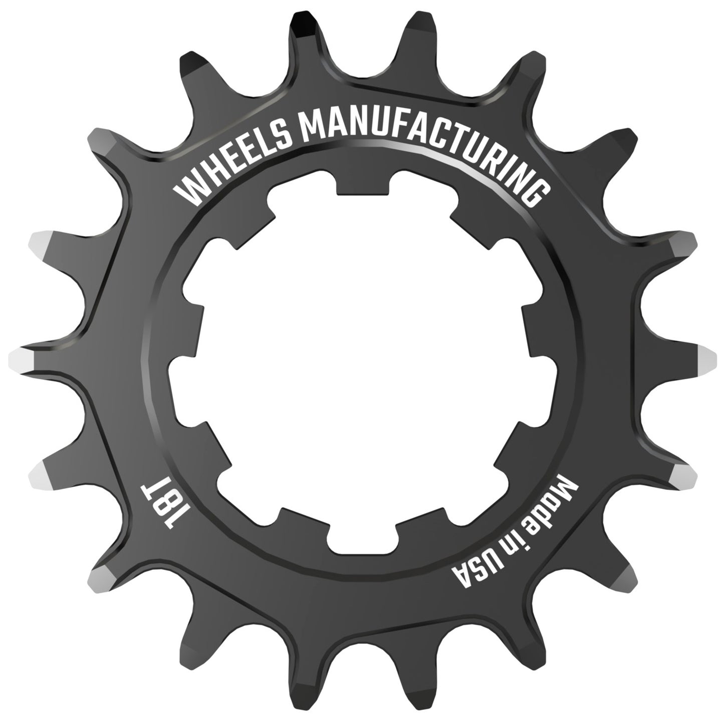 Freehubs Wheels Manufacturing Wheels Manufacturing SOLO-SPEED Cog - 18t Fits SOLO-SPLINE SOLO-XD kits BLK Dark Slate Gray