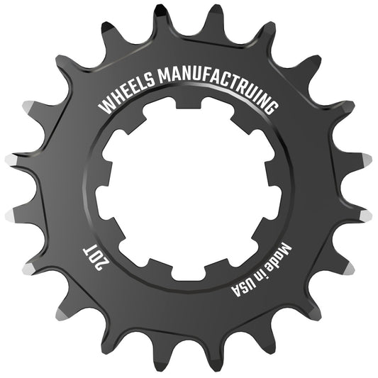 Freehubs Wheels Manufacturing Wheels Manufacturing SOLO-SPEED Cog - 20t Fits SOLO-SPLINE SOLO-XD kits BLK Dark Slate Gray