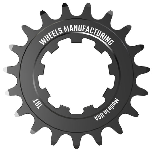 Freehubs Wheels Manufacturing Wheels Manufacturing SOLO-SPEED Cog - 19t Fits SOLO-SPLINE SOLO-XD kits BLK Dark Slate Gray