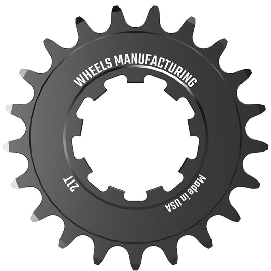 Freehubs Wheels Manufacturing Wheels Manufacturing SOLO-SPEED Cog - 21t Fits SOLO-SPLINE SOLO-XD kits BLK Dark Slate Gray