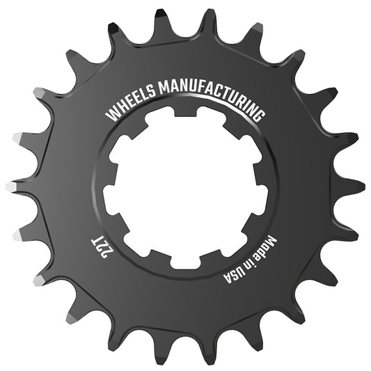 Freehubs Wheels Manufacturing Wheels Manufacturing SOLO-SPEED Cog - 22t Fits SOLO-SPLINE SOLO-XD kits BLK Dark Slate Gray