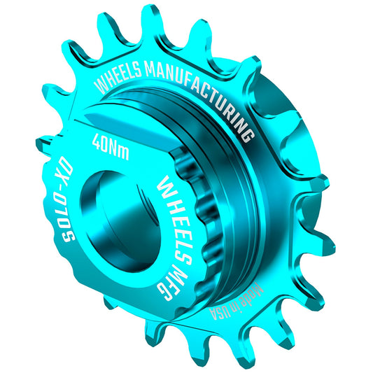 Freehubs Wheels Manufacturing Wheels Manufacturing SOLO-XD XD/XDR Single Speed Conversion Kit - 18t For SRAM XD/XDR Freeubs Teal Cyan