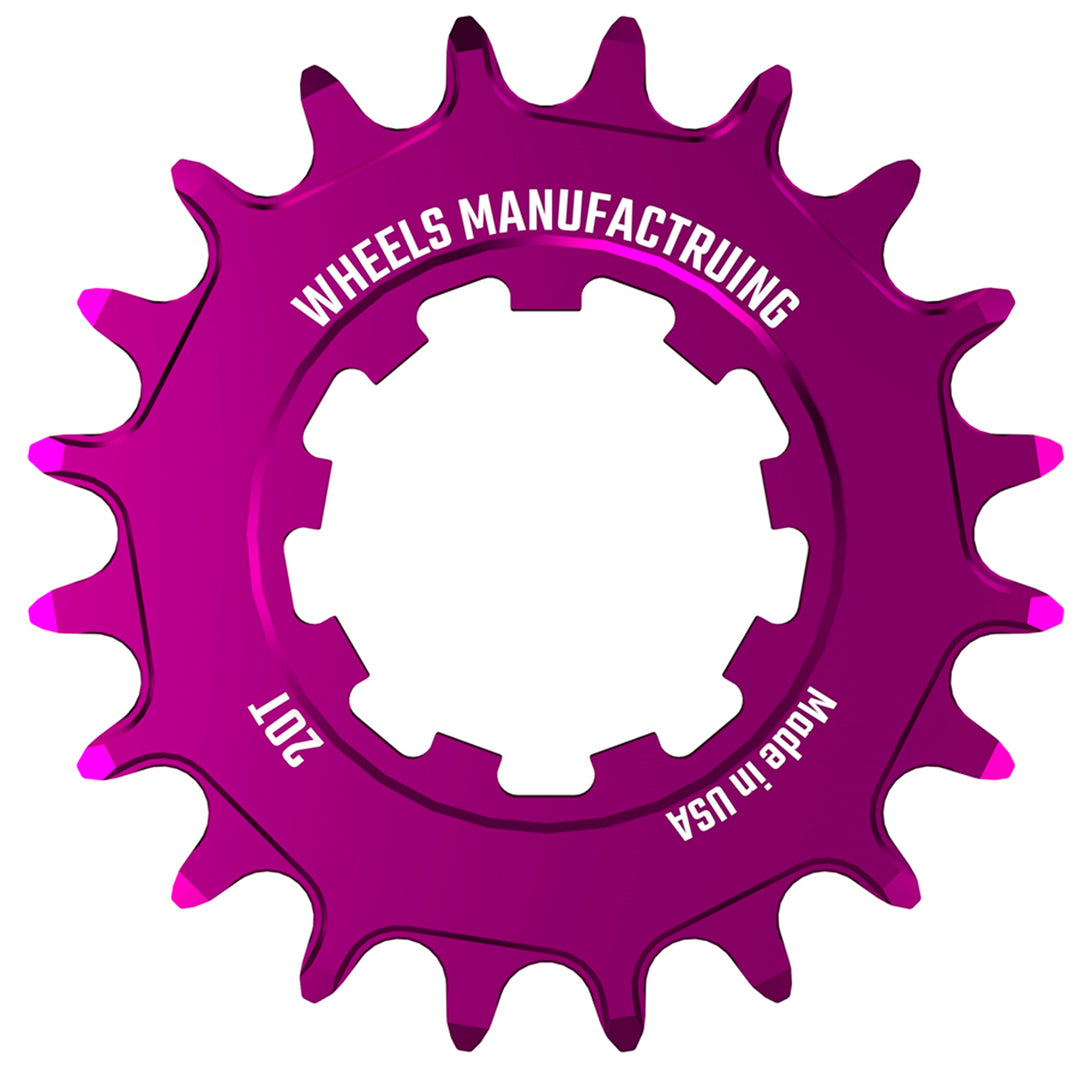 Freehubs Wheels Manufacturing Wheels Manufacturing SOLO-SPEED Cog - 20t Fits SOLO-SPLINE SOLO-XD kits Purple Dark Magenta