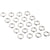 Axles & Axle Parts Wheels Manufacturing Wheels Manufacturing 1mm rear Axle Spacers Bag of 20 Beige