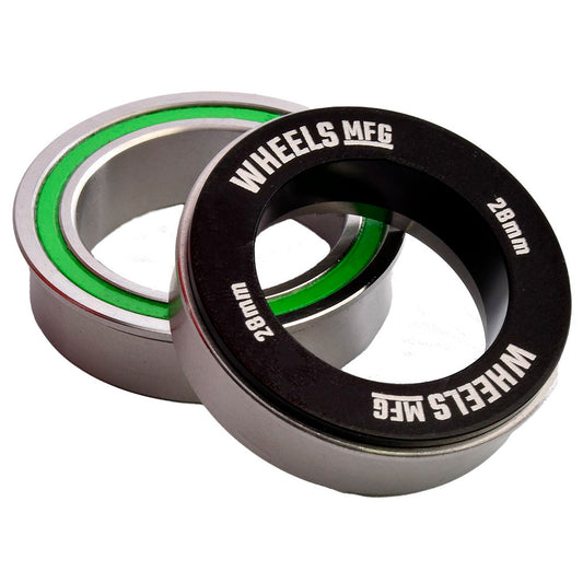 Bottom Brackets Wheels Manufacturing Wheels Mfg BB86/92 Bearing Praxis M30/28 Base - Pair Light Gray