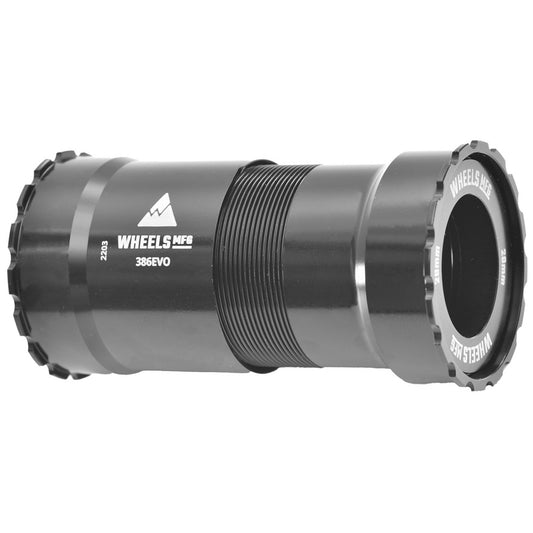Bottom Brackets Wheels Manufacturing Wheels Mfg 386EVO Threaded BB Praxis M30/28 Base - Black Dim Gray