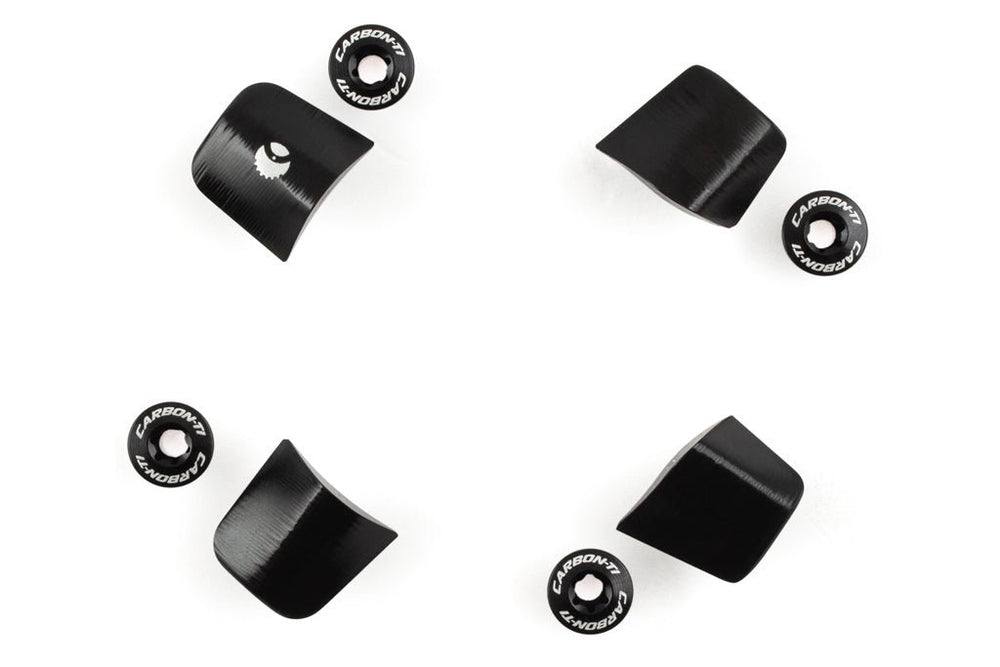 Carbon-Ti X-Cover DA9200 chainring bolt kit, black