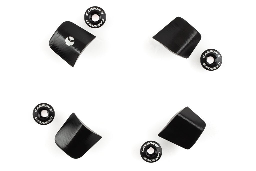 Carbon-Ti X-Cover DA9200 chainring bolt kit, black