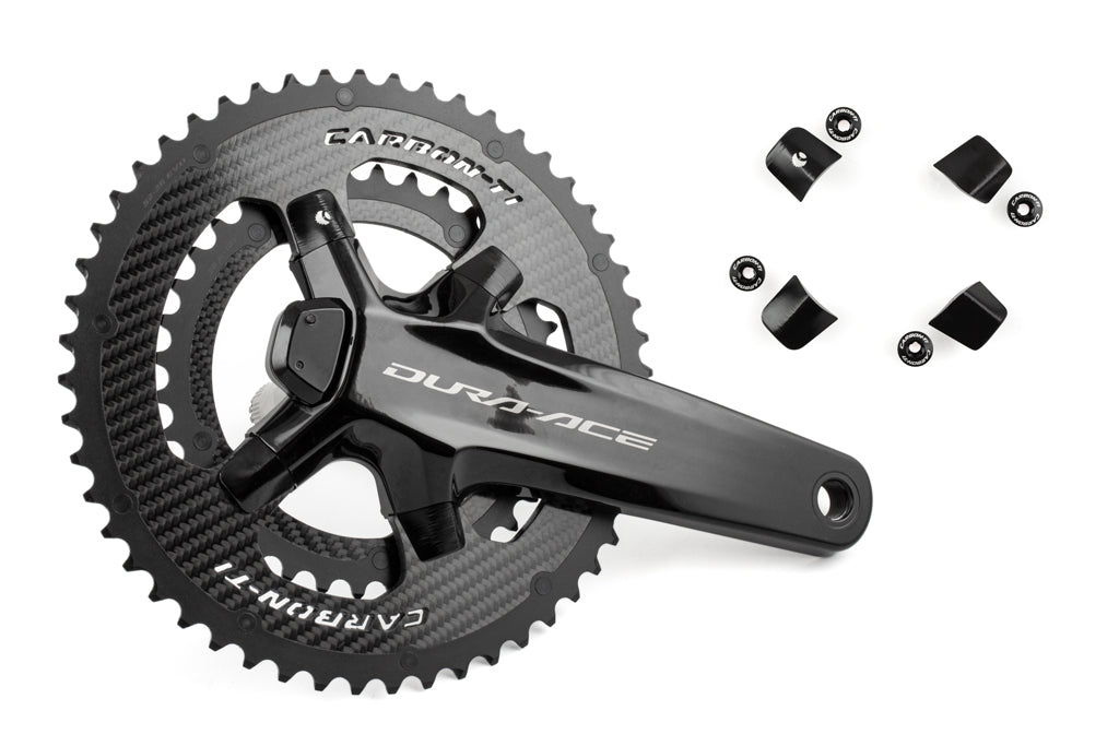 Carbon-Ti X-Cover DA9200 chainring bolt kit, black