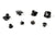 Carbon-Ti X-Cover DA9200 chainring bolt kit, black