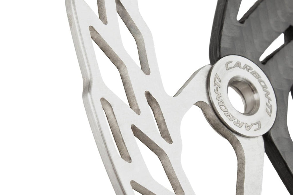 Carbon-Ti X-Rotor SteelCarbon 3 six-bolt disc rotor