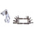 Multi Tools Fix Manufacturing Fix Manufacturing Wheelie Wrench Folding Tool Silver Gray