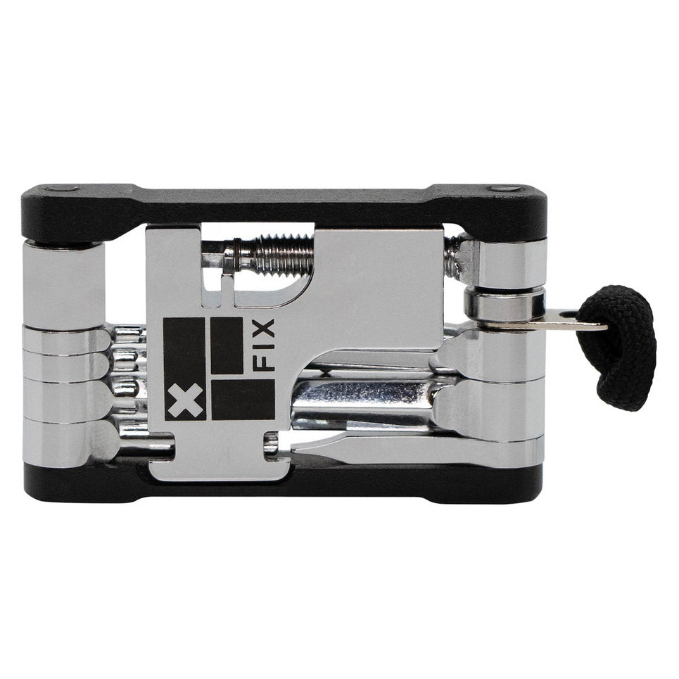 Multi Tools Fix Manufacturing Fix Manufacturing Wheelie Whip Folding Tool Silver/Black Dark Gray