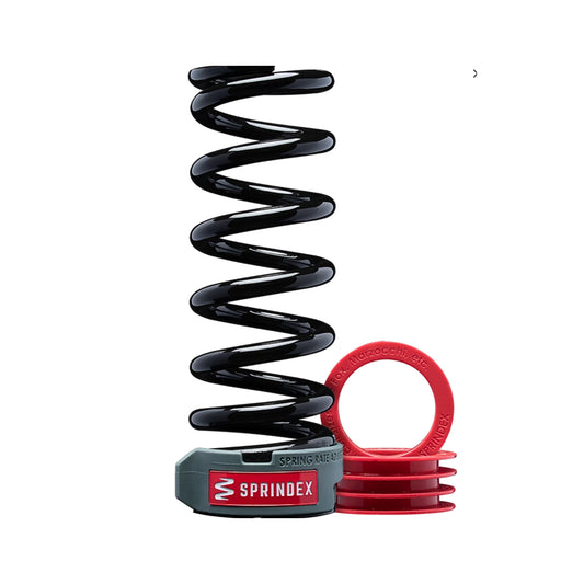 Rear Shock Spring Sprindex Sprindex Adjustable Rate Coil Spring 75x162mm - 340-370lbs Pale Violet Red