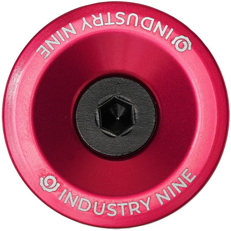 Headset Accessories Industry Nine Industry Nine Ultra Light Aluminum Top Cap Pink Maroon