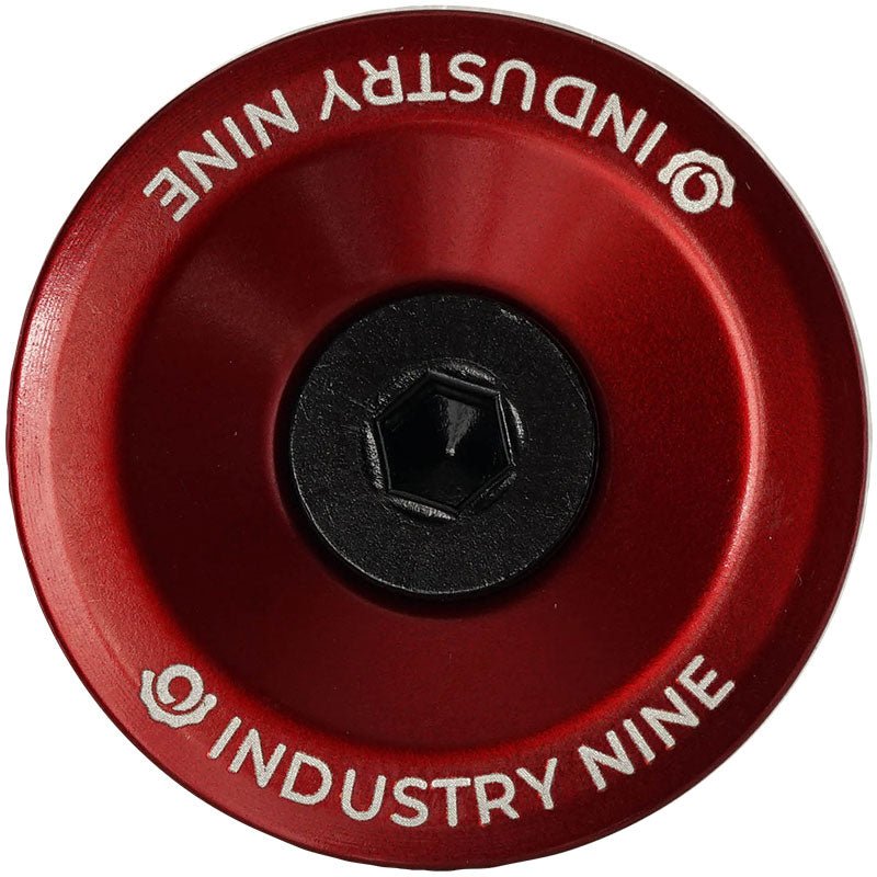 Headset Accessories Industry Nine Industry Nine Ultra Light Aluminum Top Cap Red Black