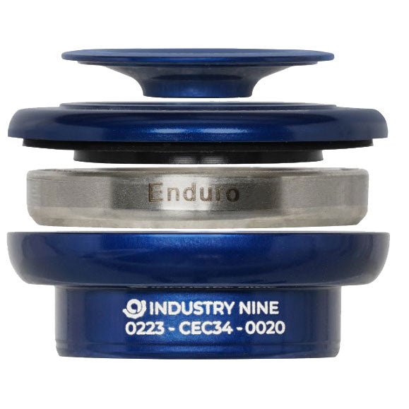Headsets Industry Nine Industry Nine iRiX Upper EC34/28.6 Blue 5mm Cover Dark Slate Gray