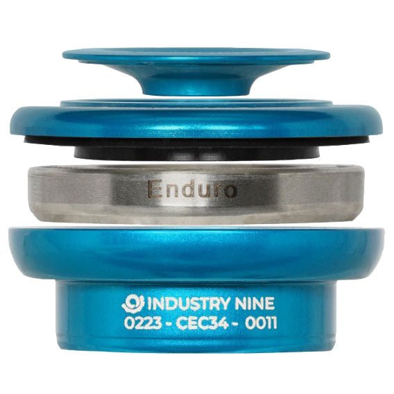 Headsets Industry Nine Industry Nine iRiX Upper EC34/28.6 Turquoise 5mm Cover Dark Cyan