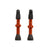 Tubeless Valves Industry Nine Industry Nine Tubeless Valves - 40mm Orange Pair Dark Slate Gray