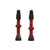 Tubeless Valves Industry Nine Industry Nine Tubeless Valves - 40mm Red Pair Dark Slate Gray