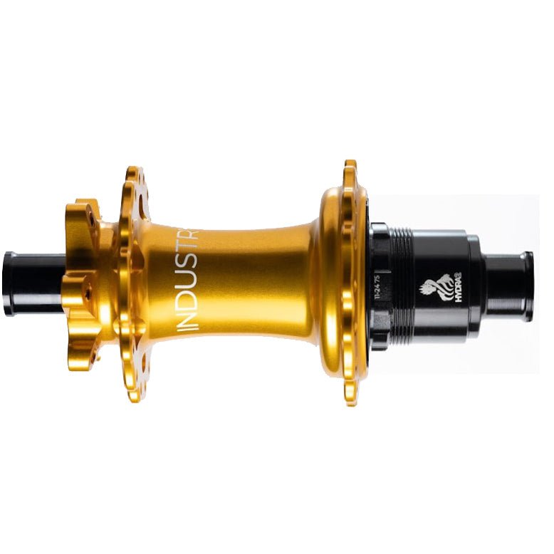 Hubs Industry Nine Industry Nine Hydra2 Rear Hub 12x148mm XD 28h Gold Dark Goldenrod