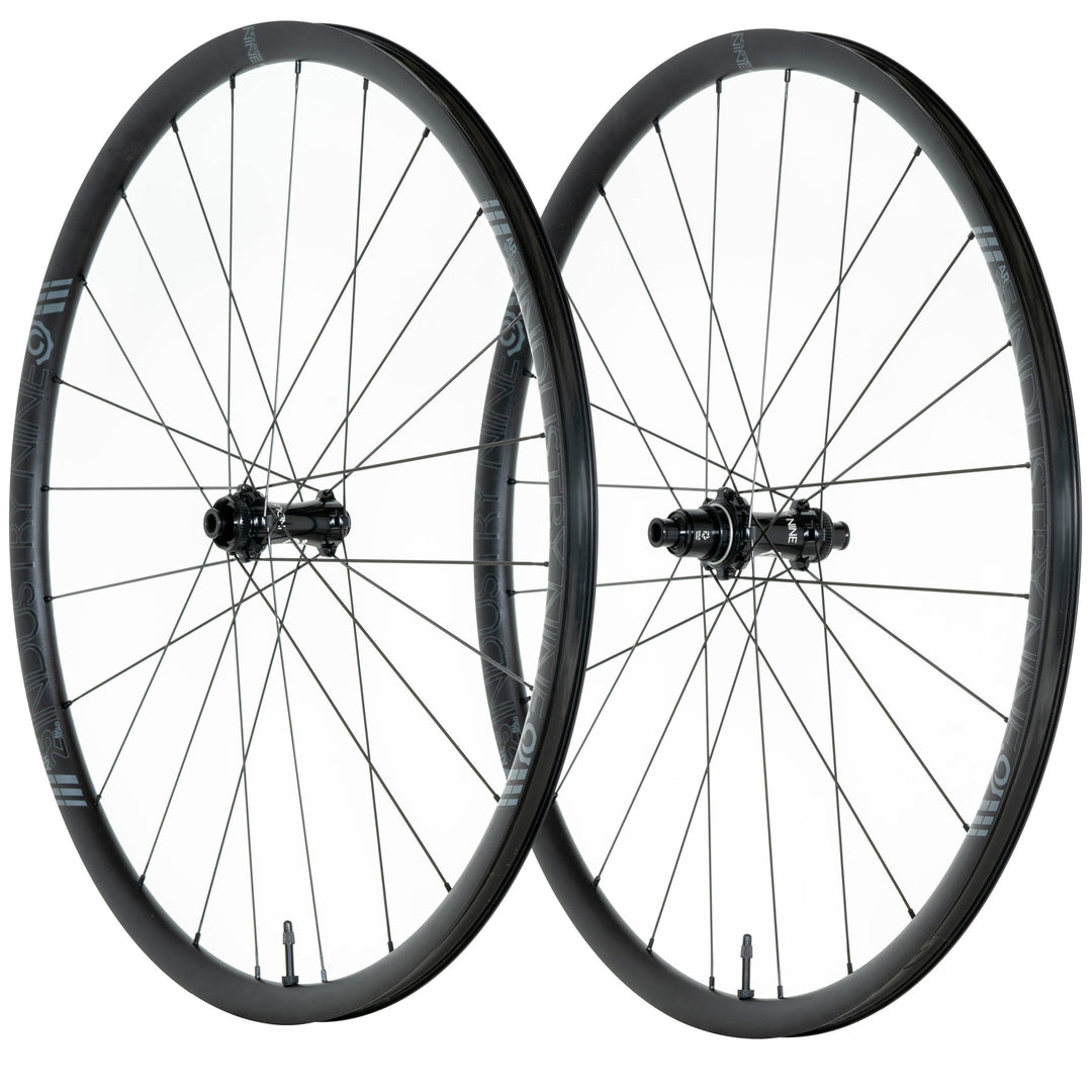 Wheels Industry Nine Industry Nine Solix SL AR25 Wheelset - 700 12 x 100/142mm XDR Black Dark Slate Gray