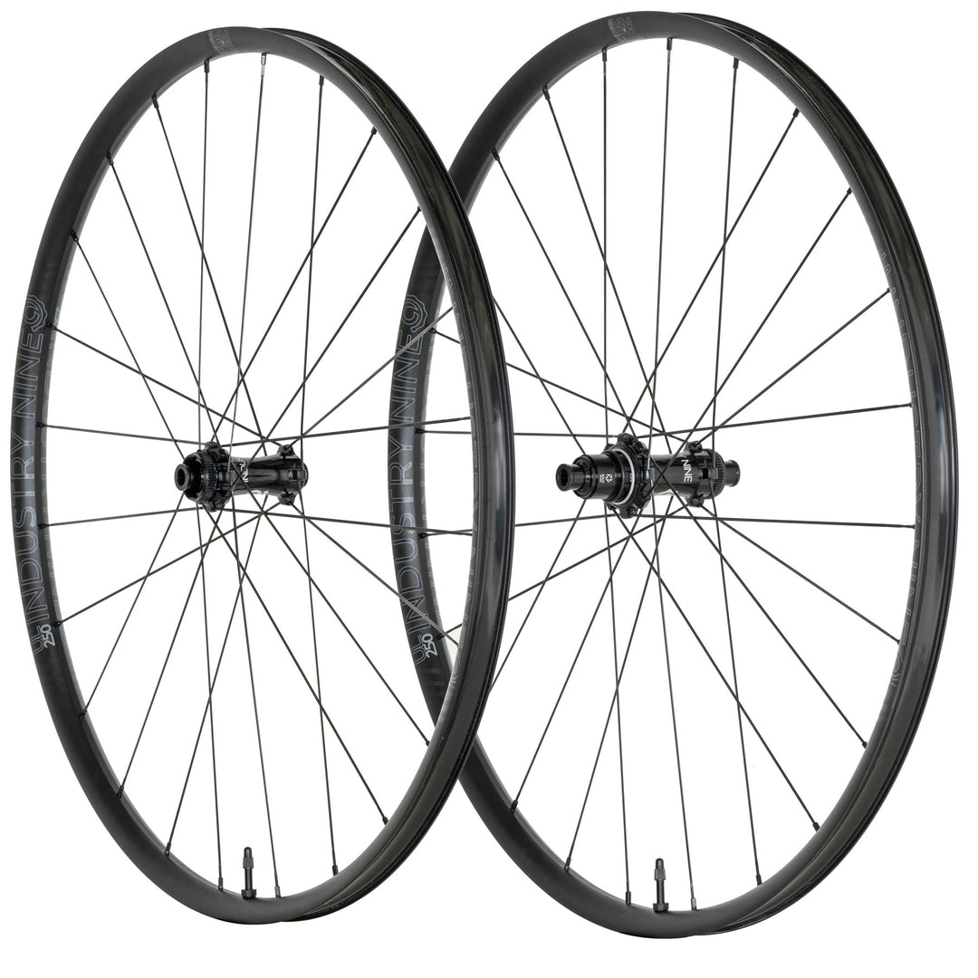 Wheels Industry Nine Industry Nine Solix SL UL250A Whlset 700c 12x100/142 TA XDR Dark Slate Gray