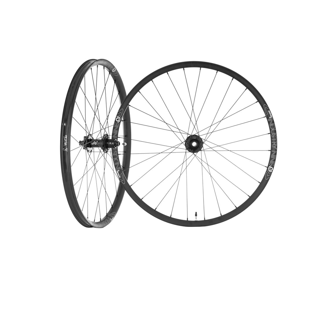 Wheels Industry Nine Industry Nine 1/1 Enduro S Wheelset - 29" 15 x 110mm/12 x 148mm 6-Bolt HG 11 BLK Dark Slate Gray