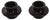 Front Axle Conversion Kit Industry Nine Industry Nine 6-Bolt Torch Front Axle End Cap Conversion Kit Converts to 15mm x 100mm Thru Axle 15mm x 135mm Thru Axle Black
