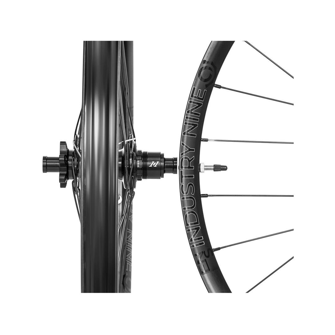 Wheels Industry Nine Industry Nine 1/1 Enduro S Carbon 29" Wheelset 15x110 TA/12x148 XD Dark Slate Gray