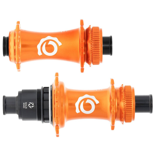 Hubs Industry Nine Industry Nine Solix CL Disc Hubs 12x100/142 TA 28h XDR Orange Coral
