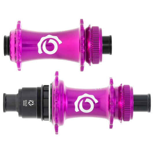 Hubs Industry Nine Industry Nine Solix CL Disc Hubs 12x100/142 TA 28h XDR Purple Violet Red