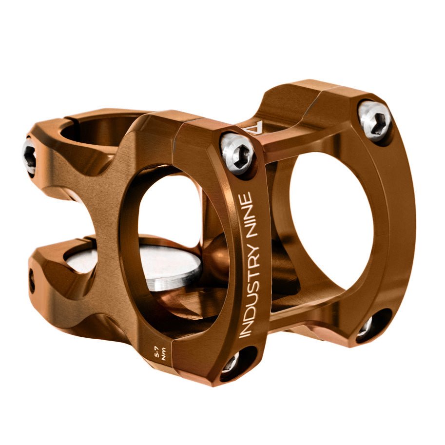 Stems Industry Nine Industry Nine A35 Stem (35.0) 40mm Bronze Saddle Brown