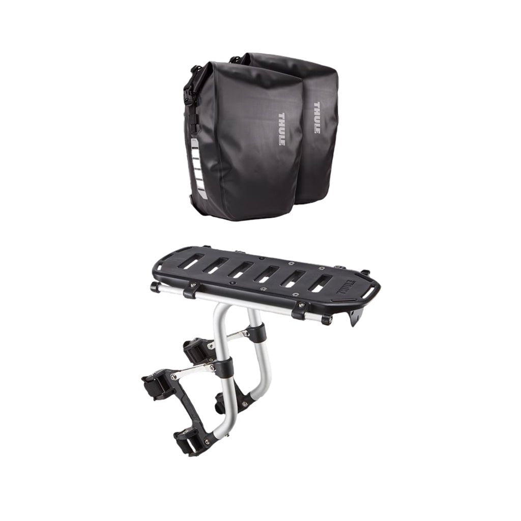 Rear Rack Thule Thule Pack n Pedal Tour Rack Dark Slate Gray