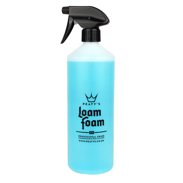 Degreaser / Cleaner Peaty's Peatys Loam Foam Bike Cleaner 1 Liter Bottle Sky Blue