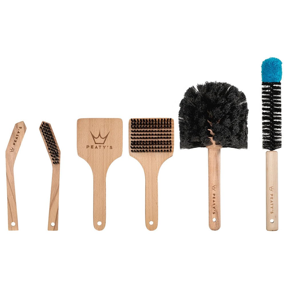 Degreaser / Cleaner Peaty's Peatys Bicycle Brush Set Beech Wood 4/piece Dark Slate Gray
