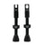 Tubeless Valves Peaty's Peatys Alloy Presta Valve Stem 42mm Pair Black Black