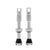 Tubeless Valves Peaty's Peatys Alloy Presta Valve Stem 42mm Pair Silver Gray