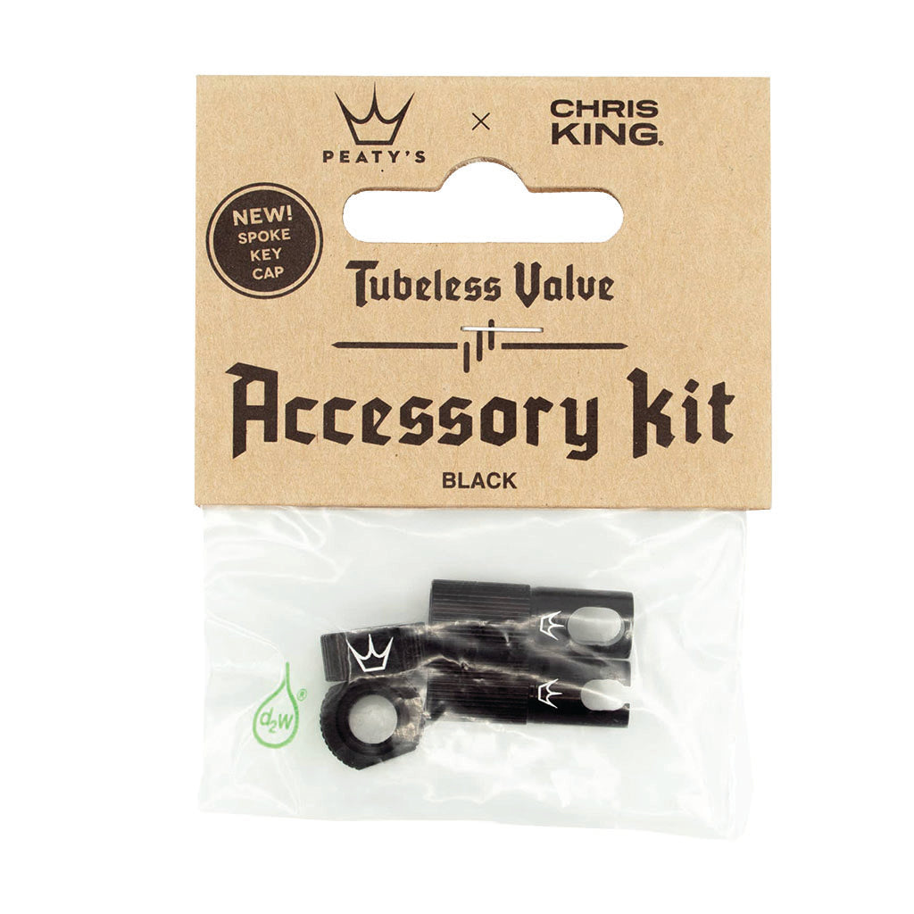 Peaty's Tubeless Valve Accessory Kit Black